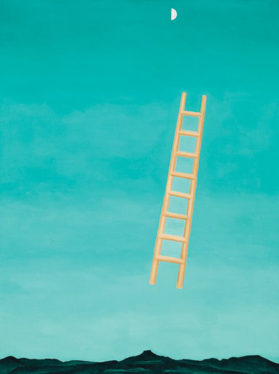 Ladder to the Moon Georgia O'Keeffe